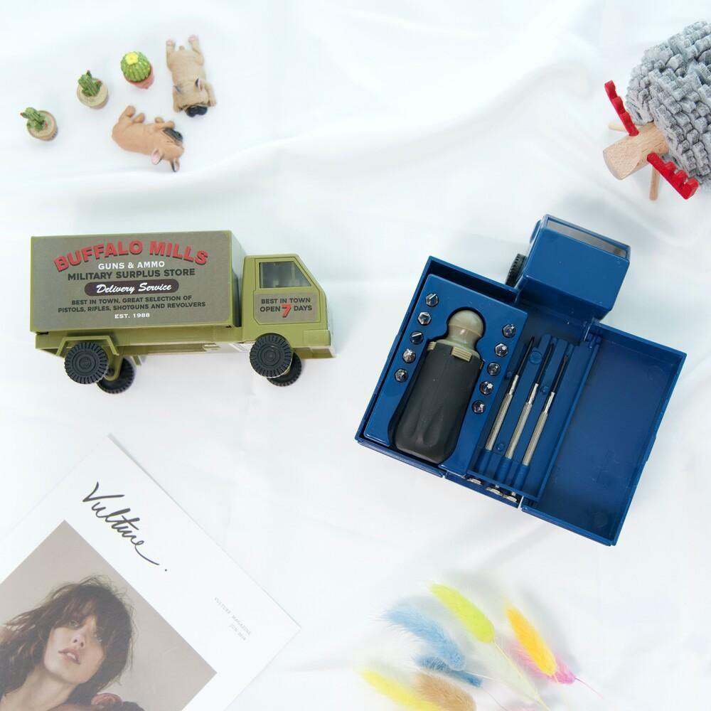 日本DULTON|兼具工具、擺飾、玩具功能卡車造型工具組 - 富士通販