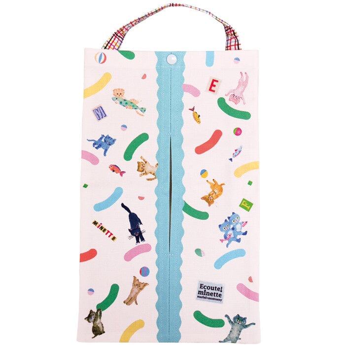 日本製 ECOUTE 貓咪 車用/家用 可掛式 面紙套 - 富士通販