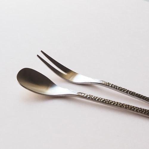 日本製 高桑金屬 elfin 不鏽鋼湯匙|槌目 銀麟 - 富士通販