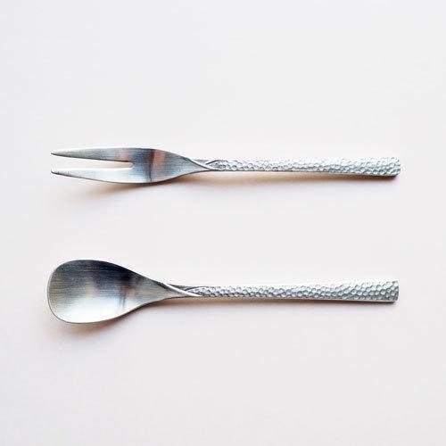 日本製 高桑金屬 elfin 不鏽鋼湯匙|槌目 銀麟 - 富士通販