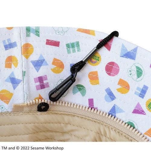 日本 芝麻街 Elmo 遮陽帽 漁夫帽|防曬遮脖片 防風繩設計 - 富士通販