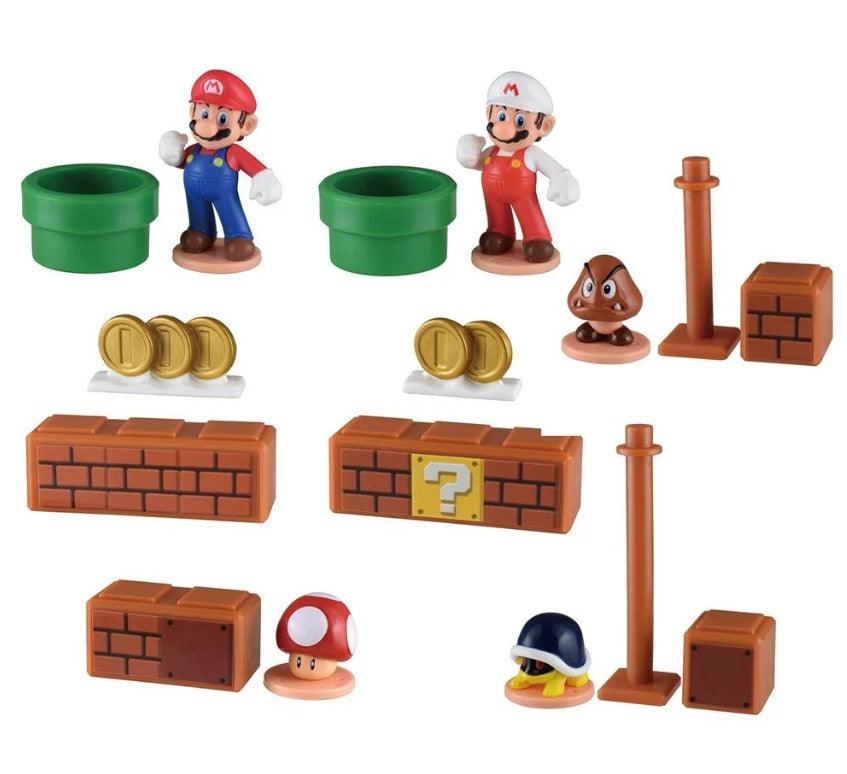 瑪利歐世界遊戲場景組 扭蛋 轉蛋 模型 公仔|全七種 - 富士通販