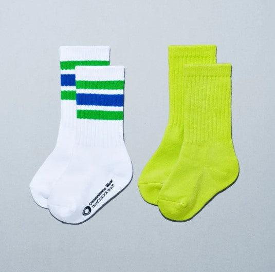 FamilyMart爆款 全家兒童襪|一組兩入 抗菌 厚底 - 富士通販