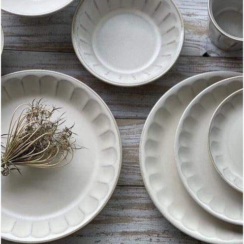 日本製 FIORE 北歐風 復古花邊餐具|餐盤 餐碗 - 富士通販