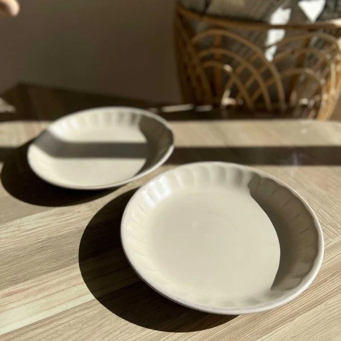 日本製 FIORE 北歐風 復古花邊餐具|餐盤 餐碗 - 富士通販