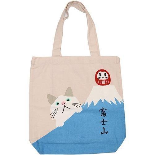 日本 FRIENDSHILL三宅貓A4手提|肩背包|環保袋-四款樣式可選 - 富士通販