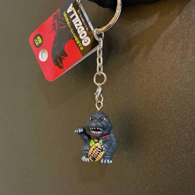日本直送 正版Godzilla哥吉拉磁鐵 招福哥吉拉 鑰匙圈|強力磁鐵掛勾 千禧 基多拉 黑多拉 - 富士通販