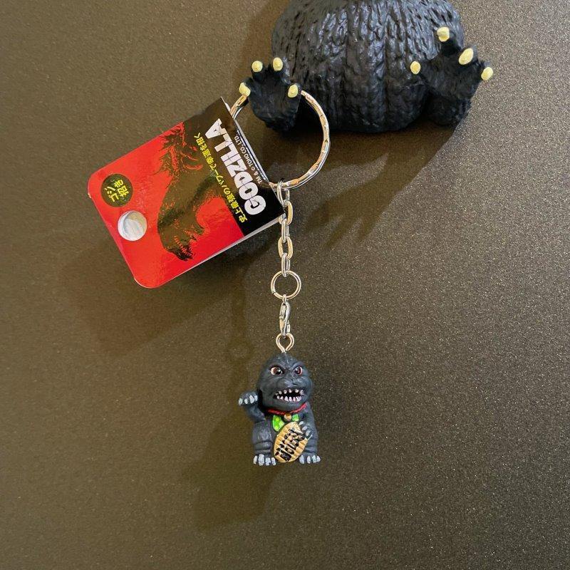 日本直送 正版Godzilla哥吉拉磁鐵 招福哥吉拉 鑰匙圈|強力磁鐵掛勾 千禧 基多拉 黑多拉 - 富士通販