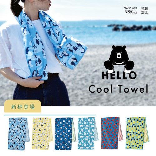 日本 HELLO BEAR 涼感毛巾|企鵝 北極熊 - 富士通販