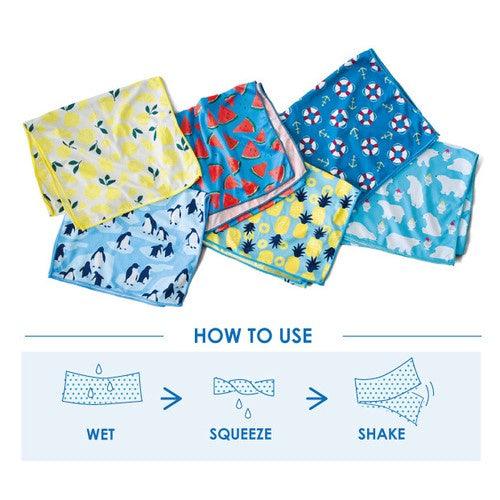 日本 HELLO BEAR 涼感毛巾|企鵝 北極熊 - 富士通販