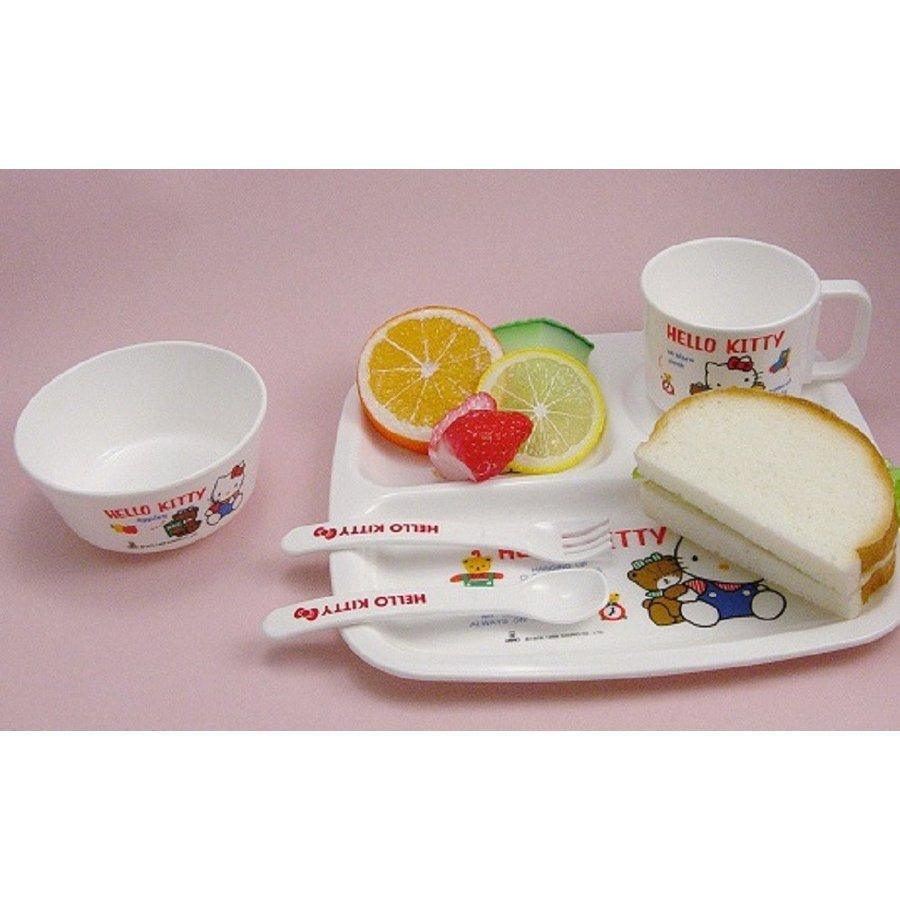 日本 耐熱微波兒童防摔餐具組-湯瑪士小火車|Hello Kitty-日本製 - 富士通販