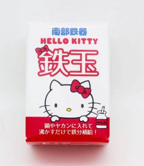 南部鐵器HELLO KITTY 鐵玉子|日本工藝名產會溶出鐵質 - 富士通販