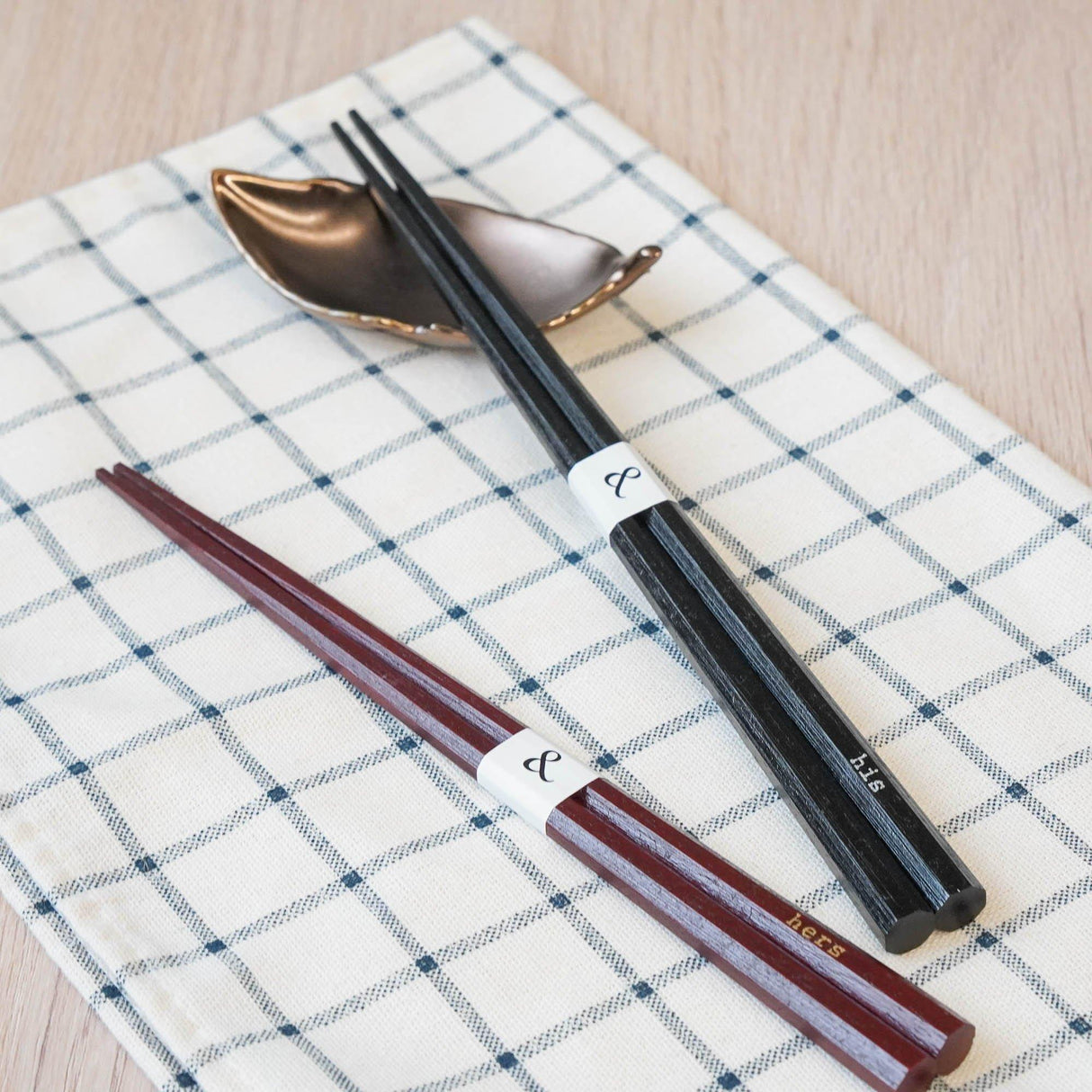 his and hers|日本製情侶筷子禮盒 - 富士通販