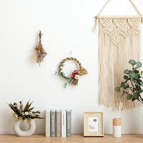 日本製 IKEHIKO 除臭除濕藺草花圈|花環 居家裝飾 掛飾 - 富士通販