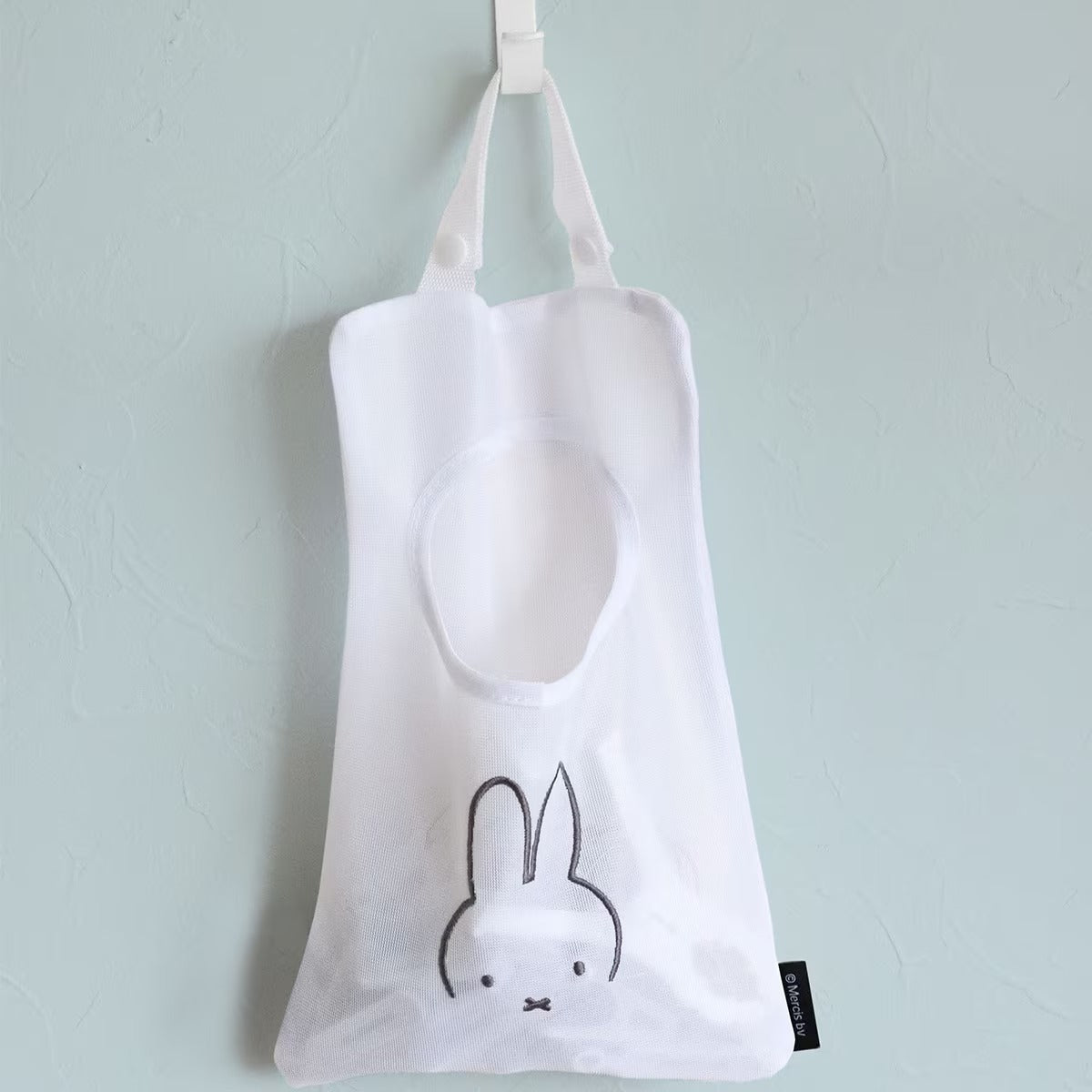 日本 miffy 米飛兔 掛式網狀收納袋|浴室收納 玩具收納袋 掛式收納袋
