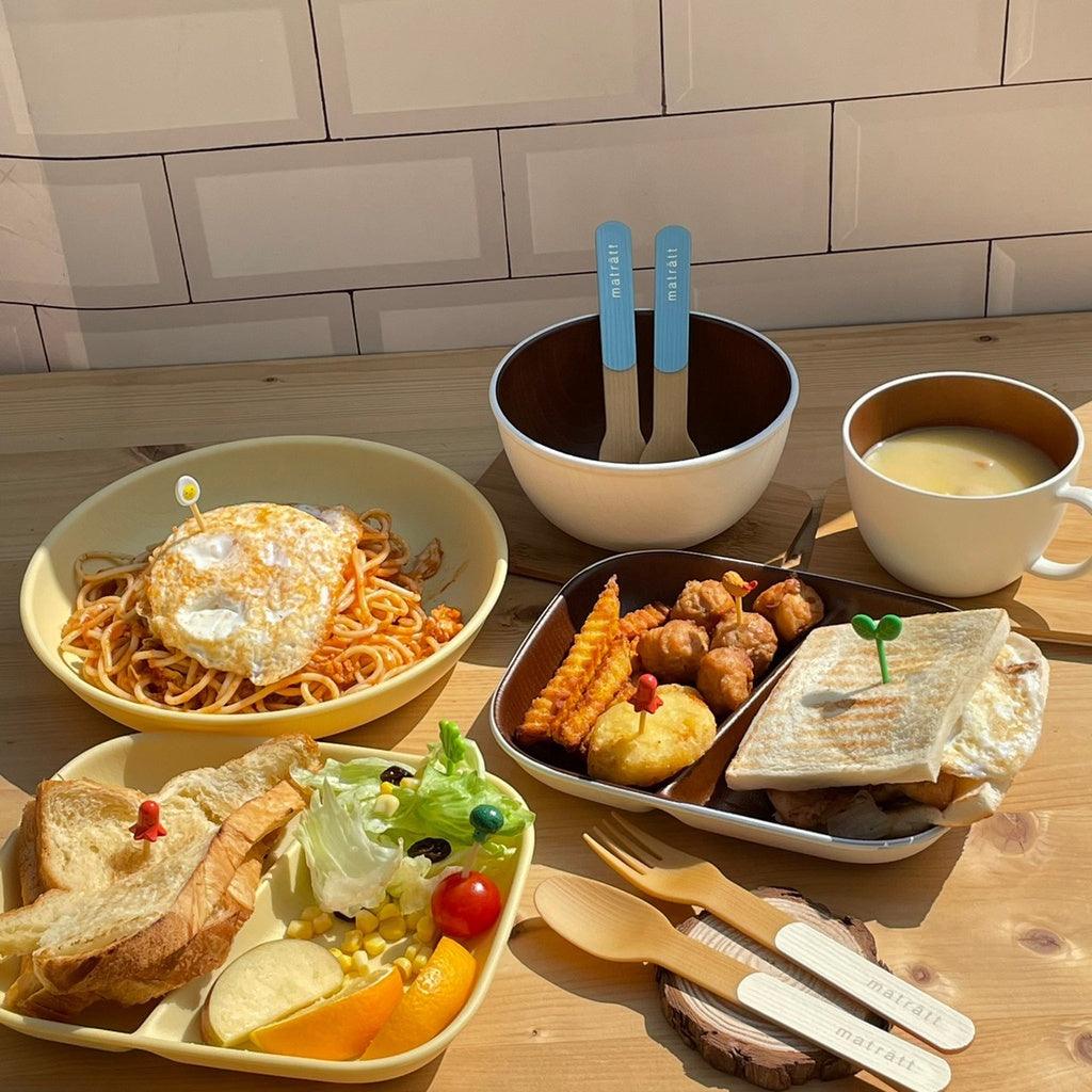 日本製 isso ecco雙色餐具系列|湯碗 分隔盤 餐碗 湯杯 - 富士通販