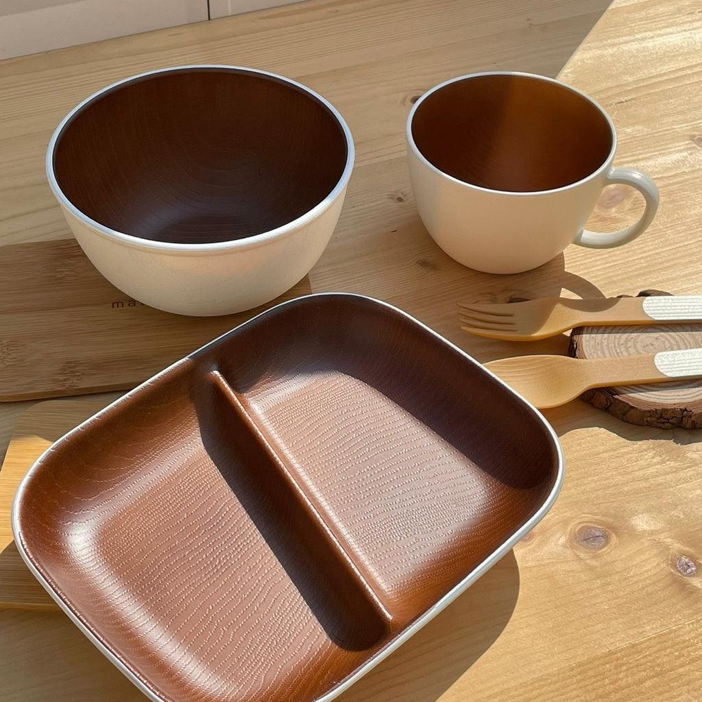 日本製 isso ecco雙色餐具系列|湯碗 分隔盤 餐碗 湯杯 - 富士通販