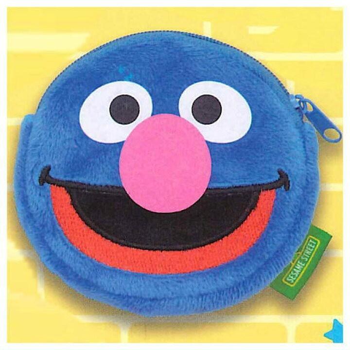 日本 K2 芝麻街絨毛小物包 扭蛋 9cm 零錢 飾品 戒指 - 富士通販