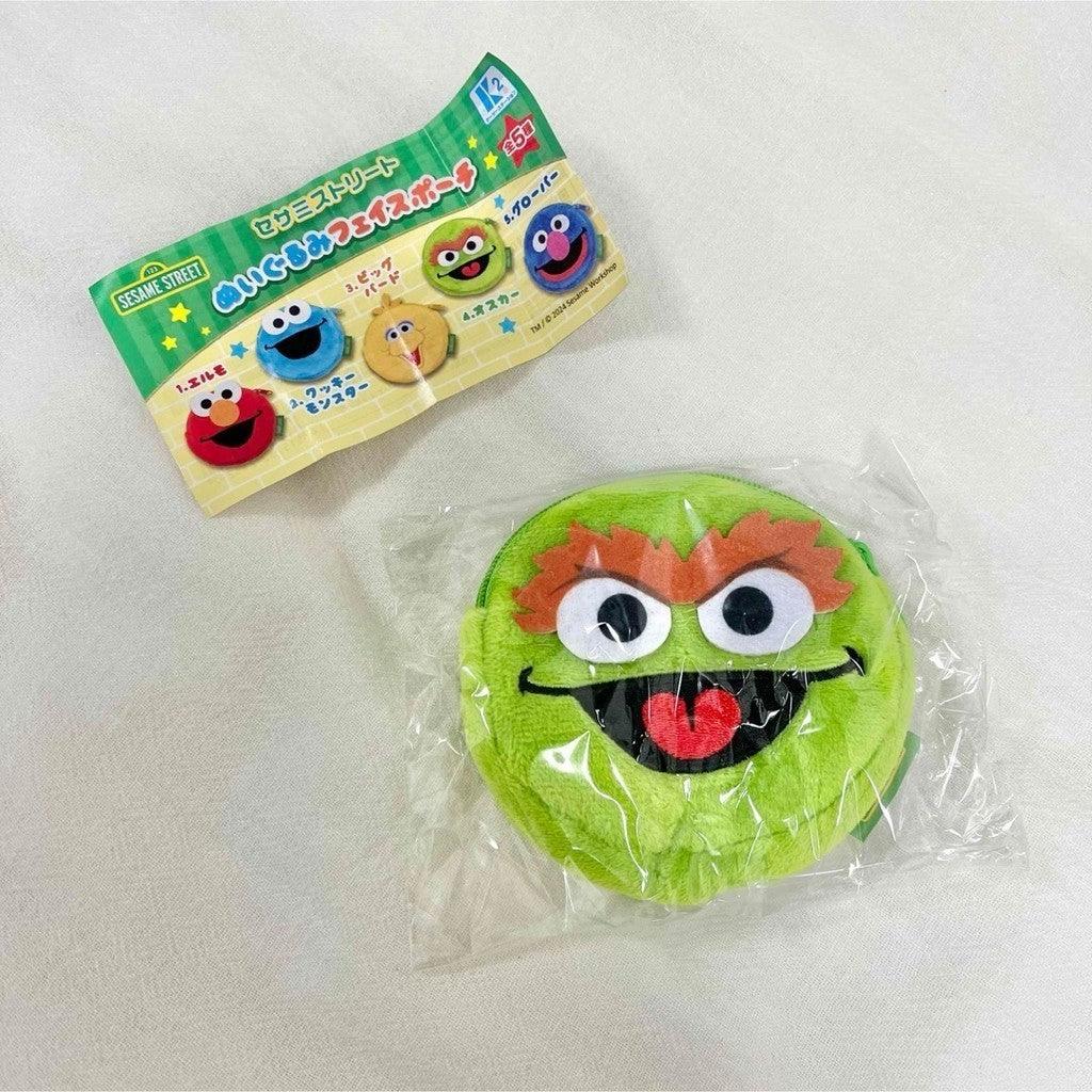 日本 K2 芝麻街絨毛小物包 扭蛋 9cm 零錢 飾品 戒指 - 富士通販