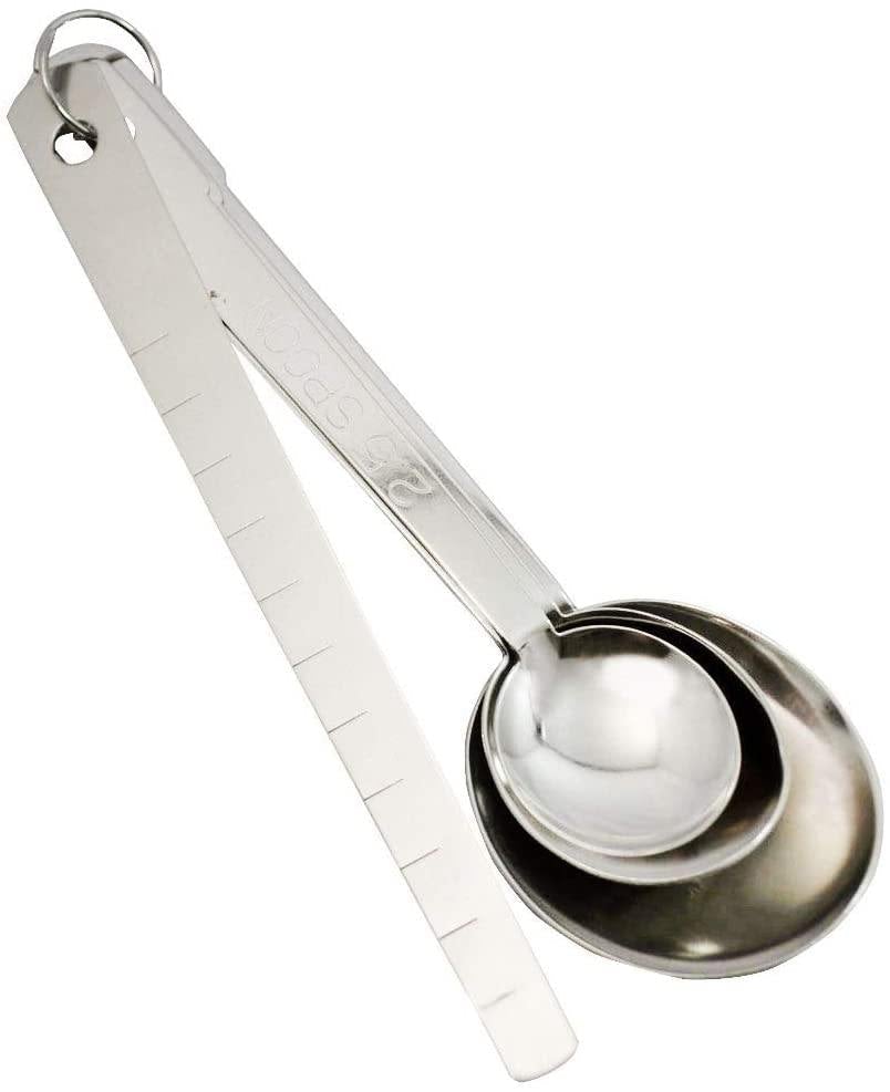 日本 KAI貝印 不銹鋼調味量匙|烘培計量匙組-日本製 - 富士通販
