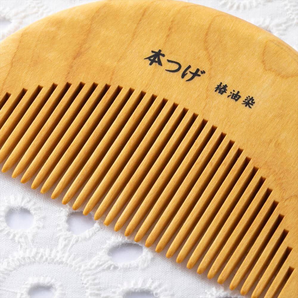 貝印KAI黃楊木梳|抑制靜電椿油(山茶花油)美髮梳 - 富士通販