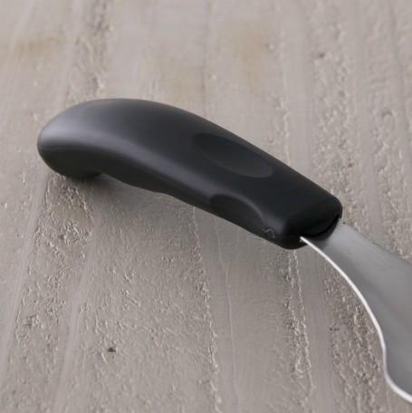 日本KAI貝印不鏽鋼短柄湯勺湯匙|多功能耐用餐具廚具 - 富士通販