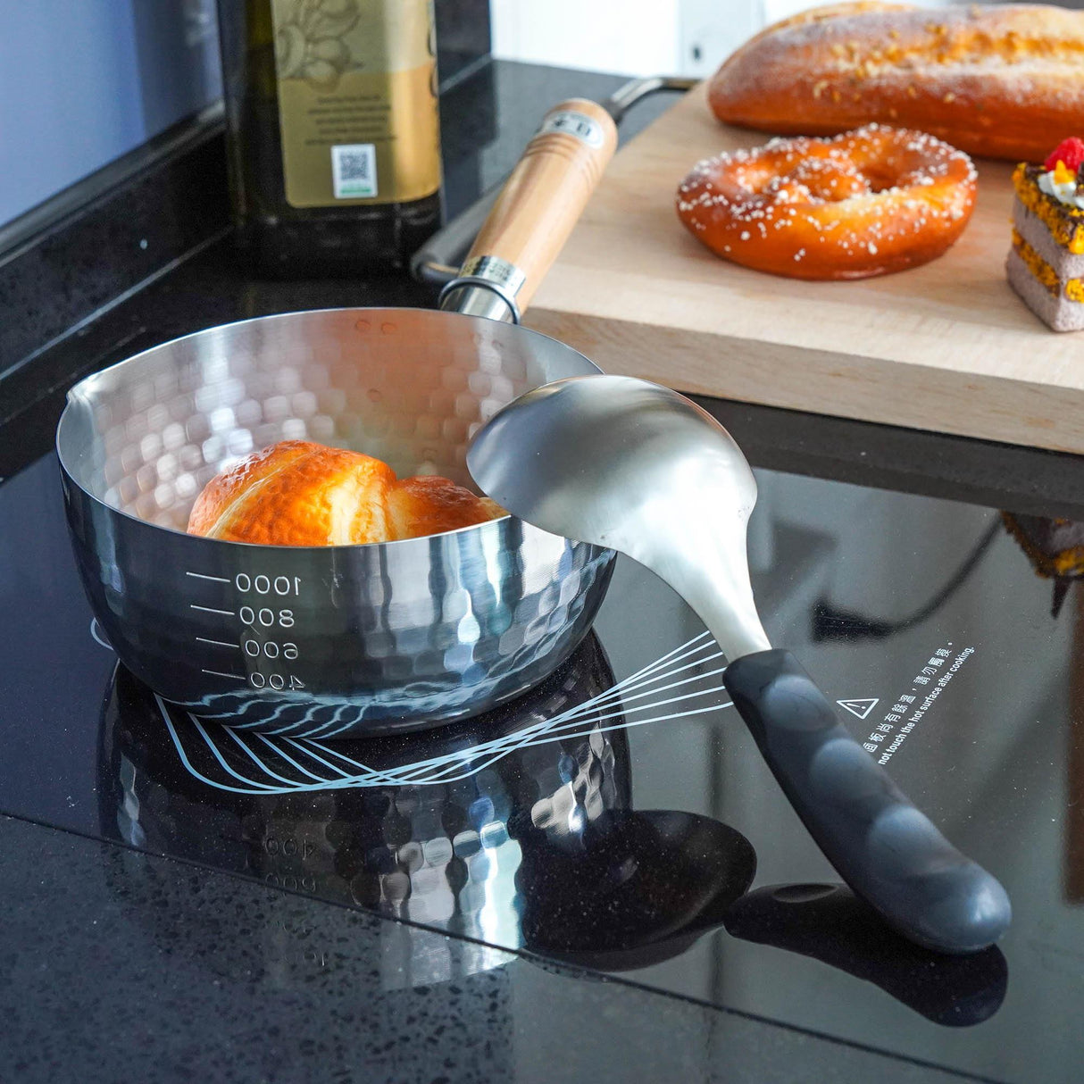 日本KAI貝印不鏽鋼短柄湯勺湯匙|多功能耐用餐具廚具 - 富士通販