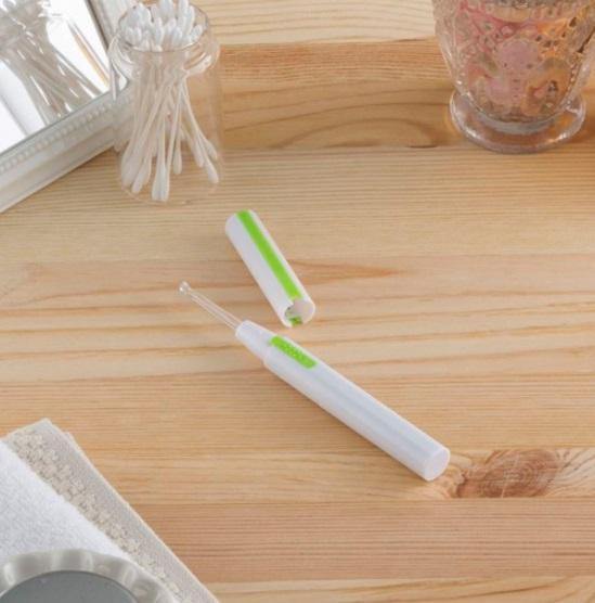 日本原裝KAI貝印發光掏耳棒|比一般黃光再亮了3倍的LED白光設計 - 富士通販