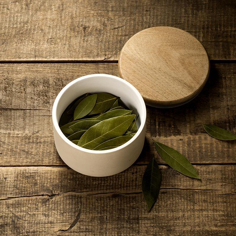 日本Karari|珪藻土食品保存罐 矽藻士吸濕乾燥儲藏罐 (不含湯匙) - 富士通販