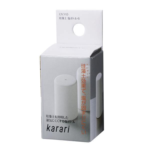 日本 Karari珪藻土防潮調味罐|胡椒罐|鹽罐 - 富士通販