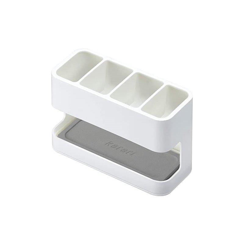 日本 Karari 無印良品風 珪藻土 廚房收納|餐具刀叉收納瀝水架-兩種款式可選 - 富士通販