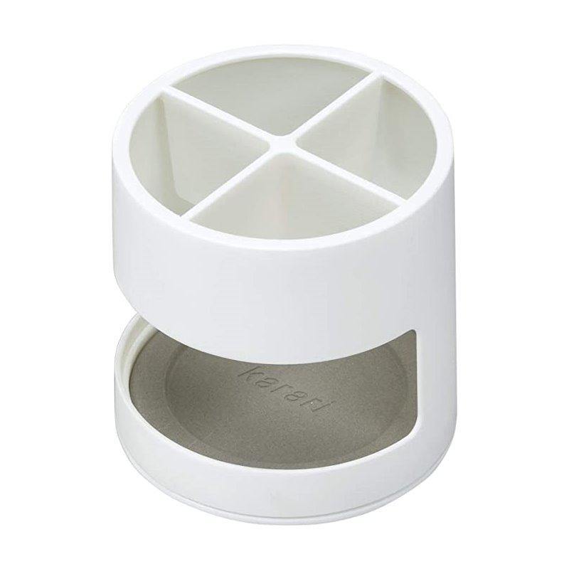 日本 Karari 無印良品風 珪藻土 廚房收納|餐具刀叉收納瀝水架-兩種款式可選 - 富士通販