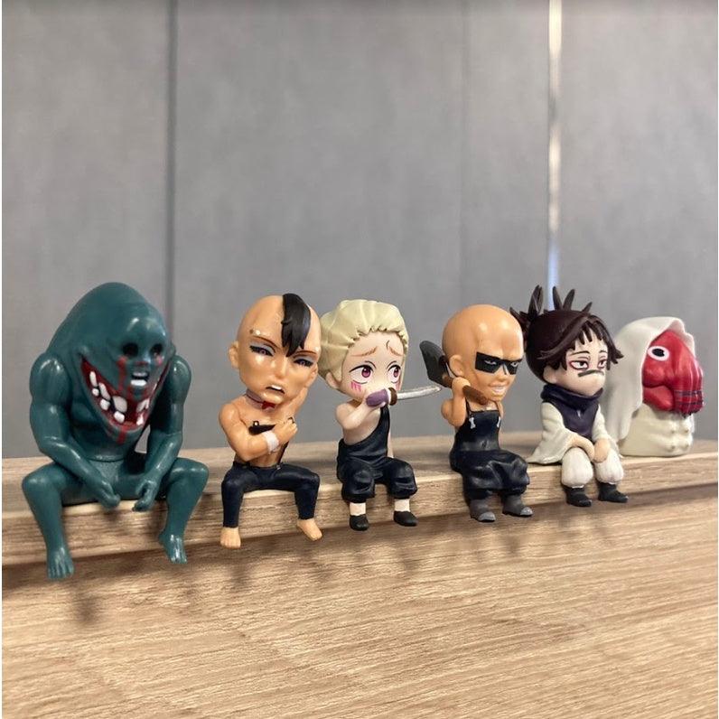 日本KITAN咒術迴戰扭蛋|邊緣坐姿公仔 - 帳相、组屋鞣造、重面春太、血塗、陀艮、壞相 - 富士通販