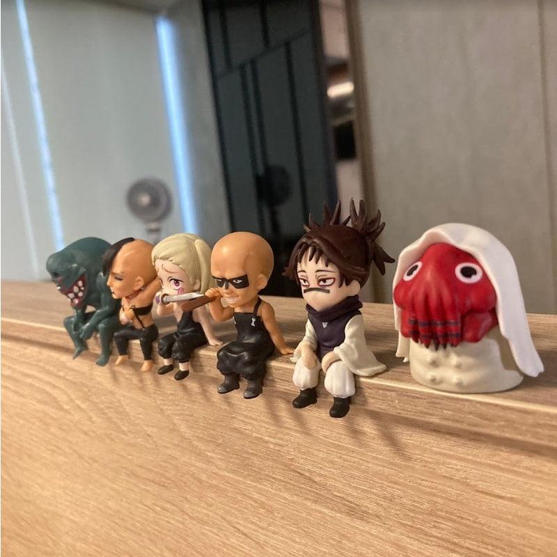 日本KITAN咒術迴戰扭蛋|邊緣坐姿公仔 - 帳相、组屋鞣造、重面春太、血塗、陀艮、壞相 - 富士通販