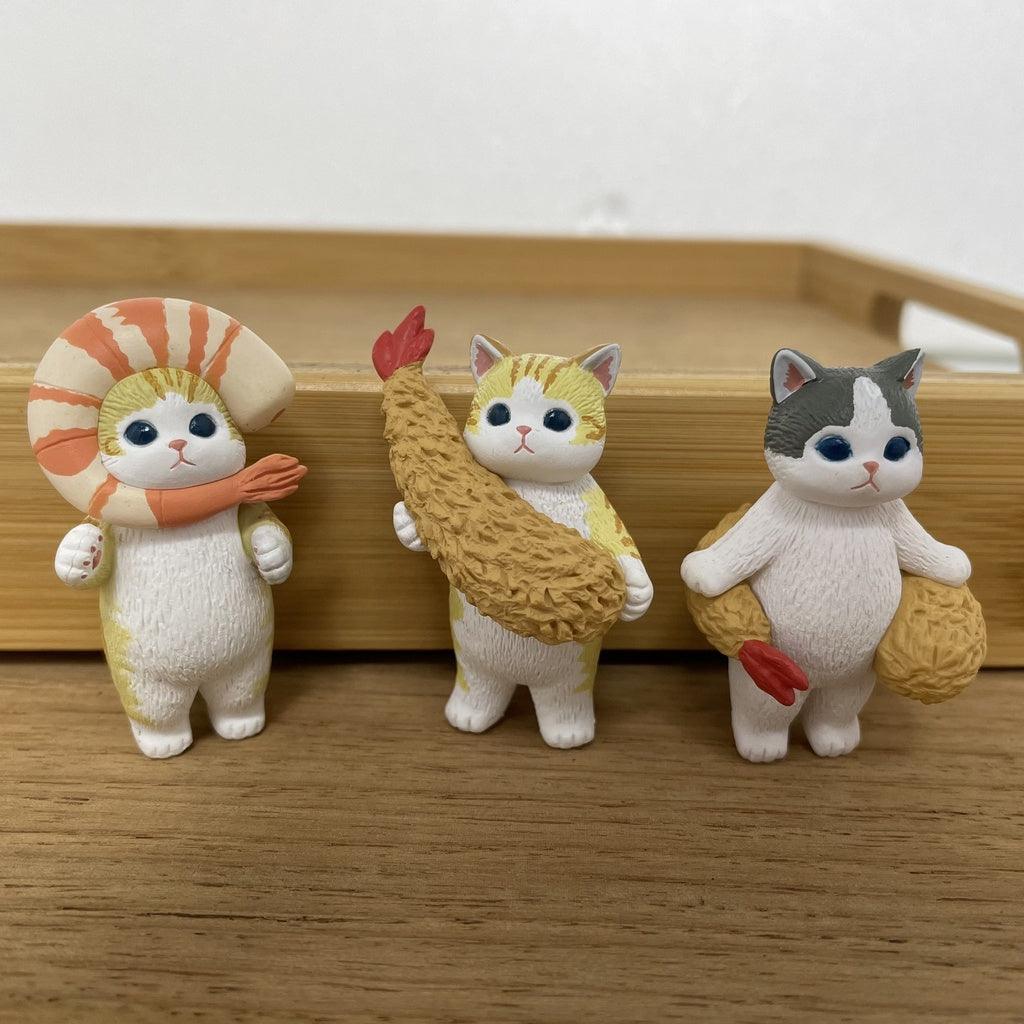 日本 KITAN CLUB 炸蝦貓 扭蛋 公仔|貓福珊迪 貓咪扭蛋 貓咪公仔 - 富士通販