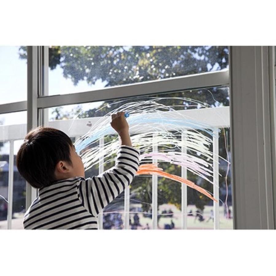 日本理化學Kitpas無毒六色兒童蠟筆|可畫玻璃 - 富士通販