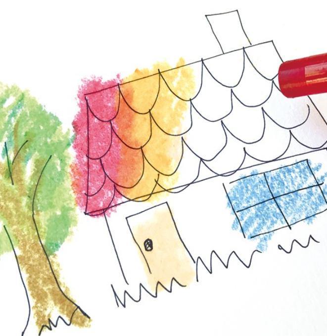 KOKUYO國譽透明無毒兒童蠟筆|可混搭不同色彩、水彩 - 富士通販