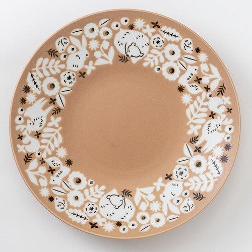 日本製 美濃燒 KUKKA 陶瓷盤|拿鐵色 黃色 - 富士通販