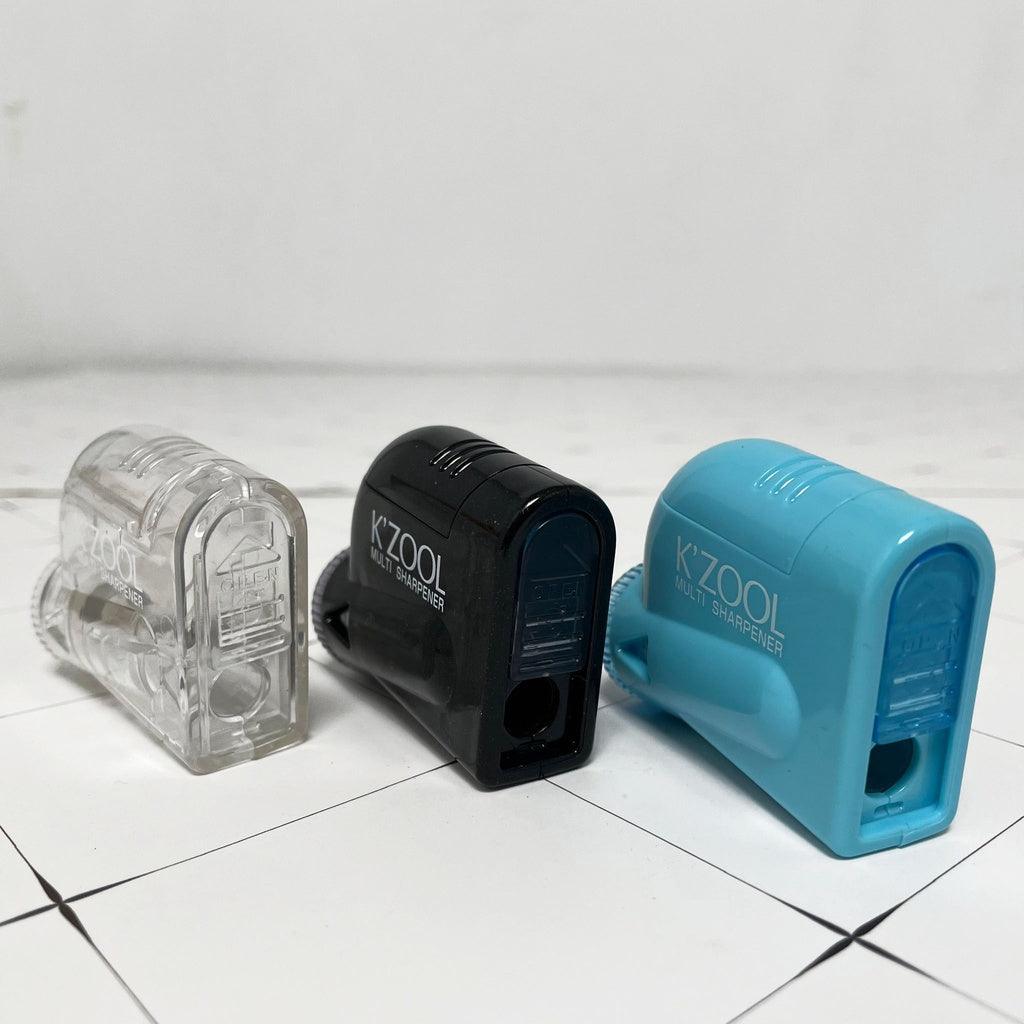 日本製 KUTSUMA K'ZOOL攜帶型5段式 削鉛筆機|迷你削鉛筆機 調節筆尖尖鈍 - 富士通販