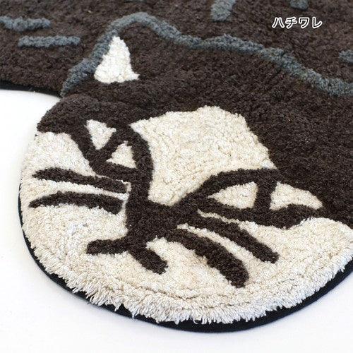 日本 北極熊 貓咪 老虎 造型地墊 L|腳踏墊 床邊地毯 客廳地墊 - 富士通販