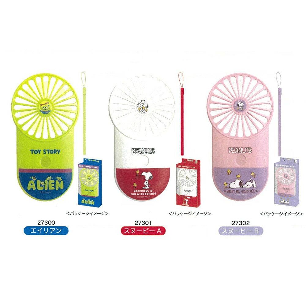 日本 LED發光風扇|史奴比 三眼怪 - 富士通販