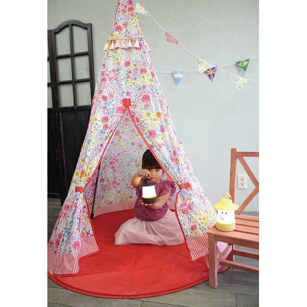 日本 戶外|室內 可提掛微笑LED 電池露營燈-兩色可選 - 富士通販