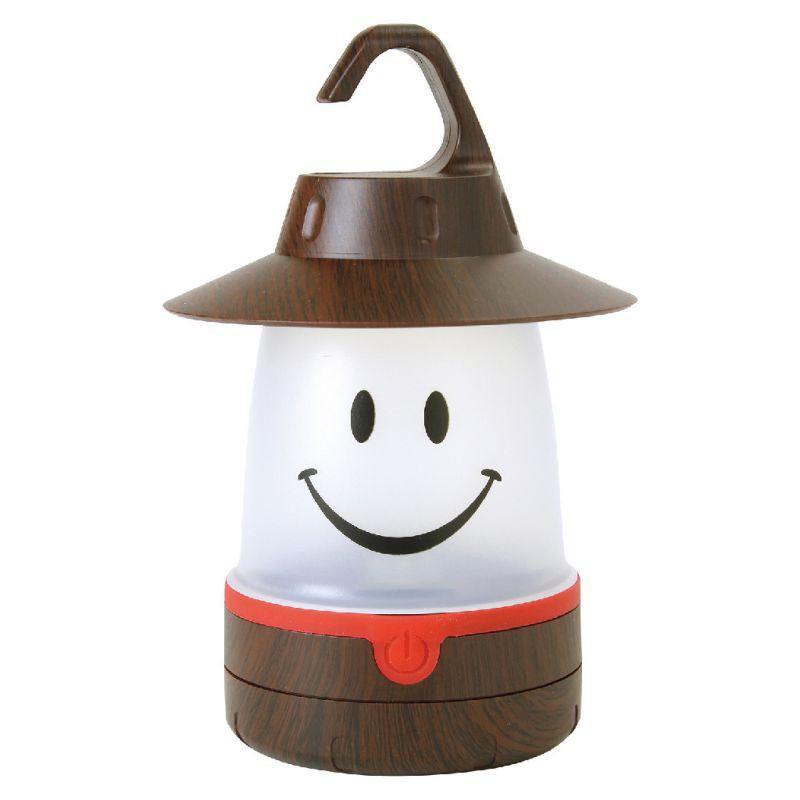 日本 戶外|室內 可提掛微笑LED 電池露營燈-兩色可選 - 富士通販