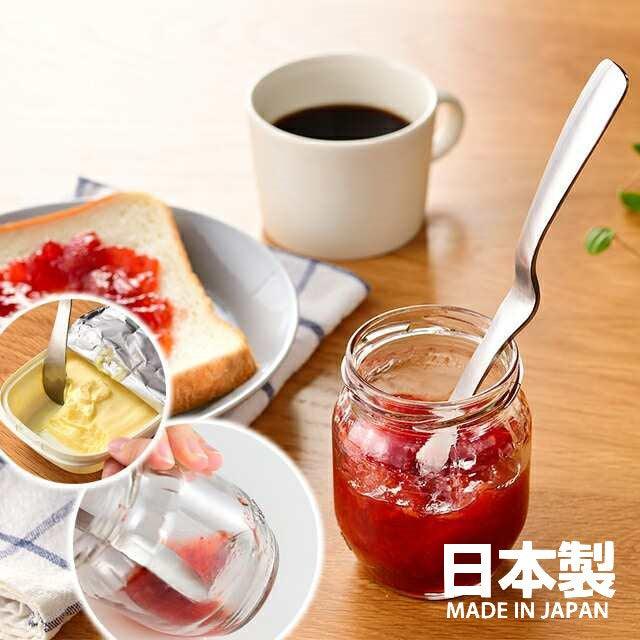 日本製LEYE不銹鋼果醬抹刀|不沾桌多功能挖勺 攪拌棒 - 富士通販