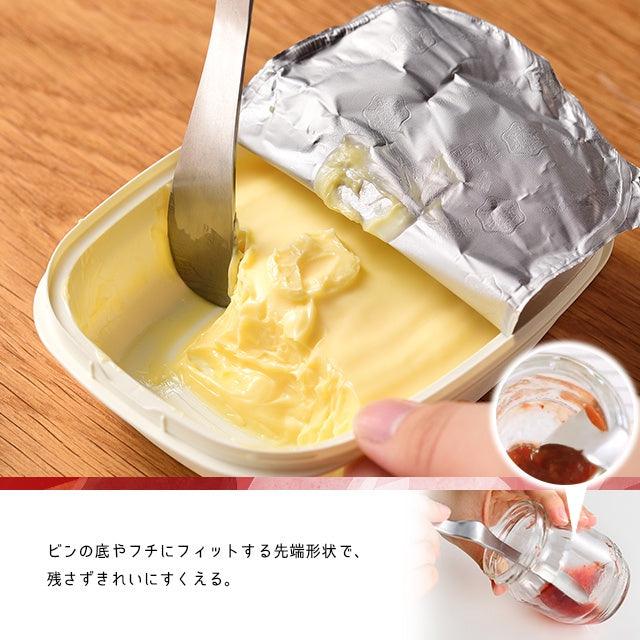 日本製LEYE不銹鋼果醬抹刀|不沾桌多功能挖勺 攪拌棒 - 富士通販