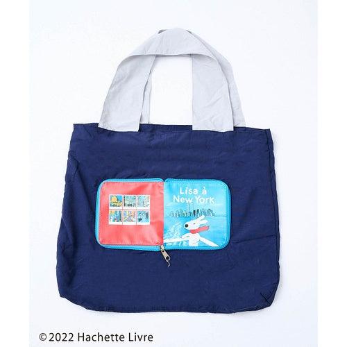 原創設計款|Lisa and Gaspard x salut 繪本風環保袋、手提收納袋 - 富士通販