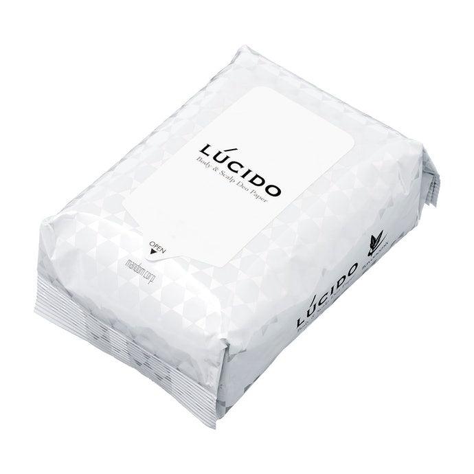 日本製LUCIDO 倫士度去除異味紙巾(30枚入) |油性肌膚/腋下除臭濕紙巾 - 富士通販
