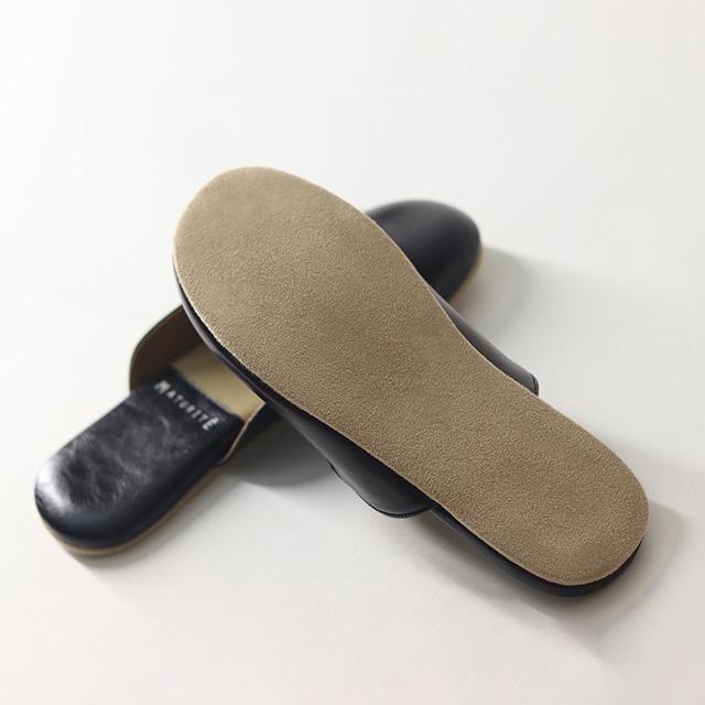 日本 MATURITE 時尚室內拖鞋|仿皮革 柔軟 舒適 防滑 - 富士通販