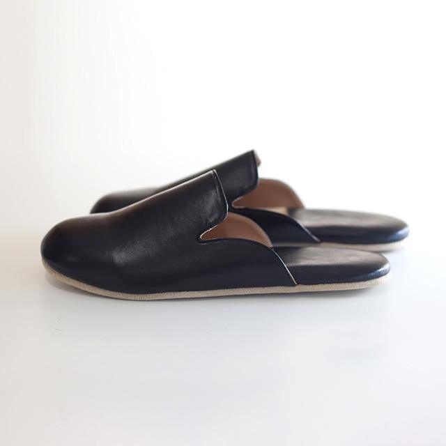 日本 MATURITE 時尚室內拖鞋|仿皮革 柔軟 舒適 防滑 - 富士通販