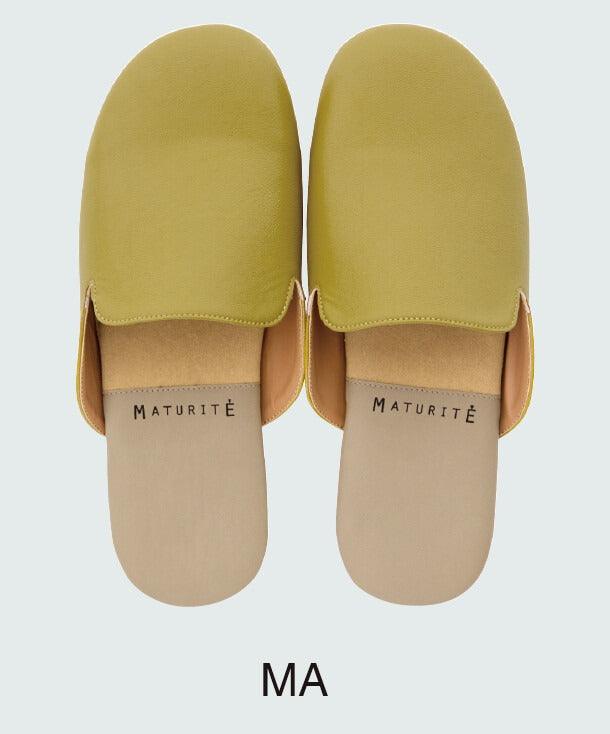 日本 MATURITE 時尚室內拖鞋|仿皮革 柔軟 舒適 防滑 - 富士通販